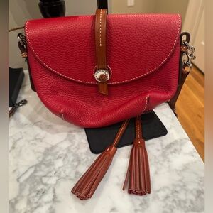 Dooney & Bourke - Mini Cambridge Crossbody Saddle Bag - EUC - No Call Outs
